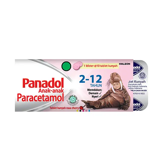PANADOL ANAK 10'S CHEW TAB