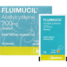FLUIMUCIL GRANUL 200 MG 10'S @30
