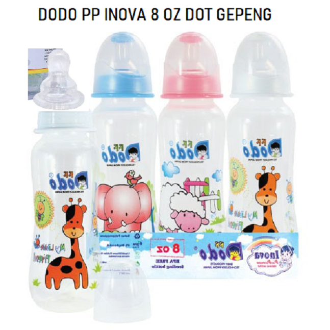 BOTOL DOT DODO PENTIL GEPENG 8 0Z
