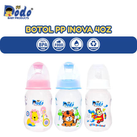 BOTOL DOT DODO PENTIL GEPENG 4 0Z