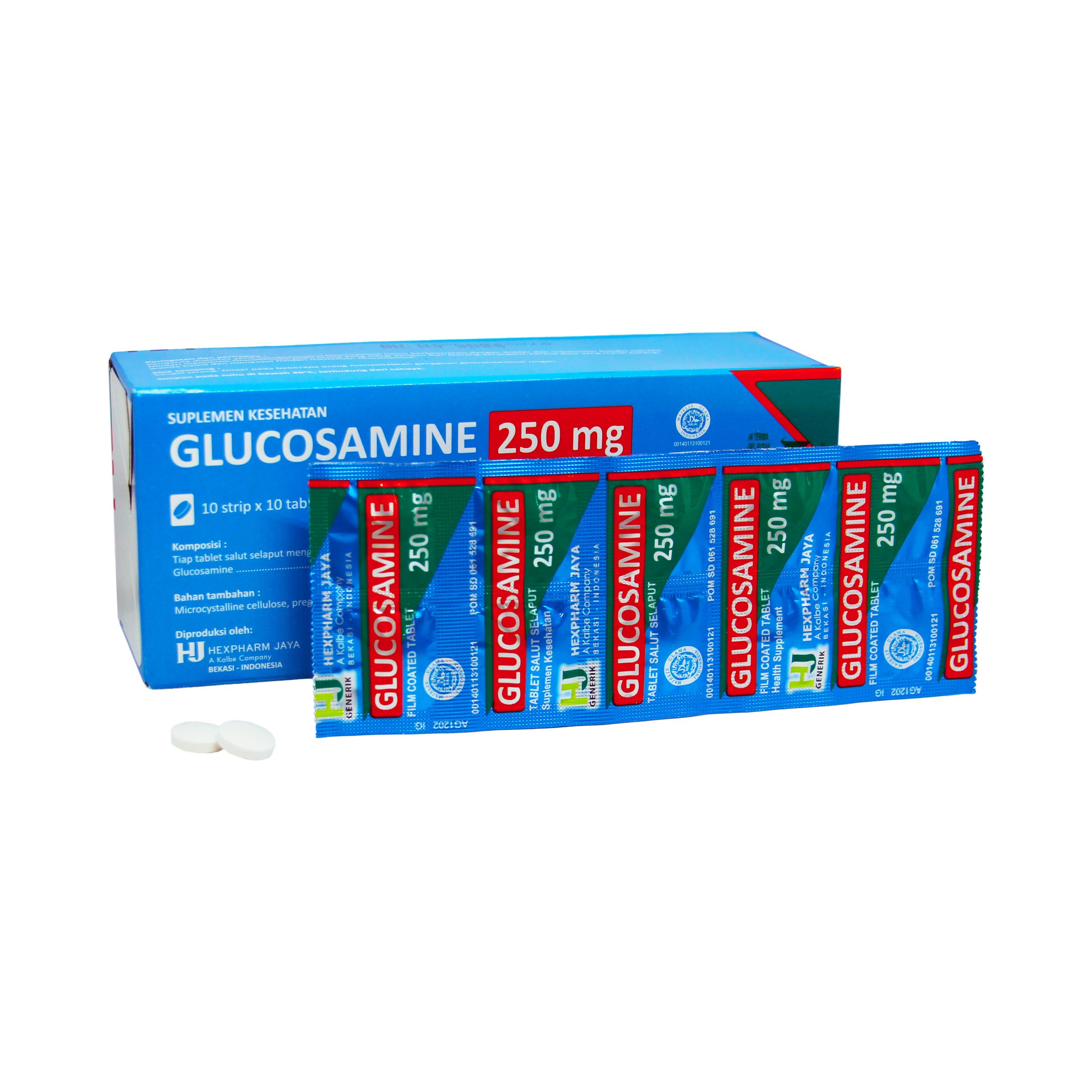 GLUCOSAMINE 250 MG HJ 10'S @10
