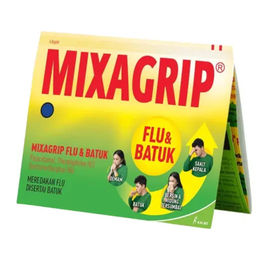 MIXAGRIP FLU DAN BATUK 4'S @25