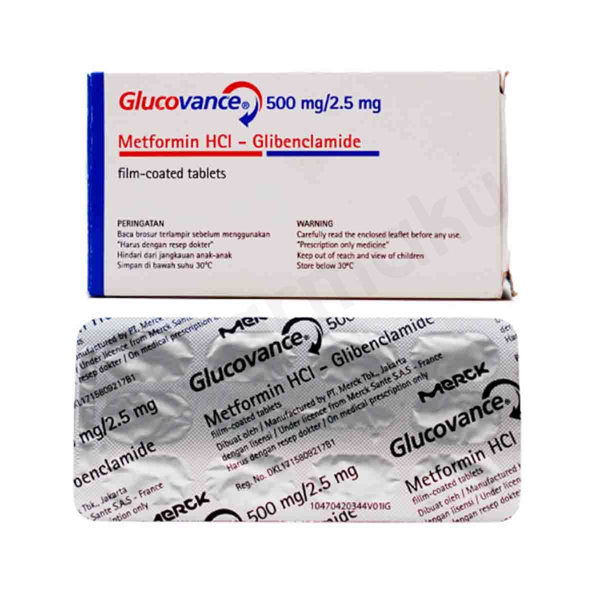 GLUCOVANCE 500/2.5 @100