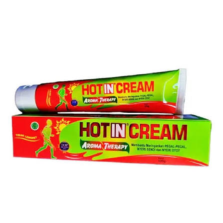 HOT IN CREAM AROMATHERAPY HIJAU TUBE 120 ML