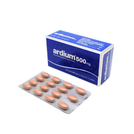 ARDIUM 500 MG TAB 15'S @60