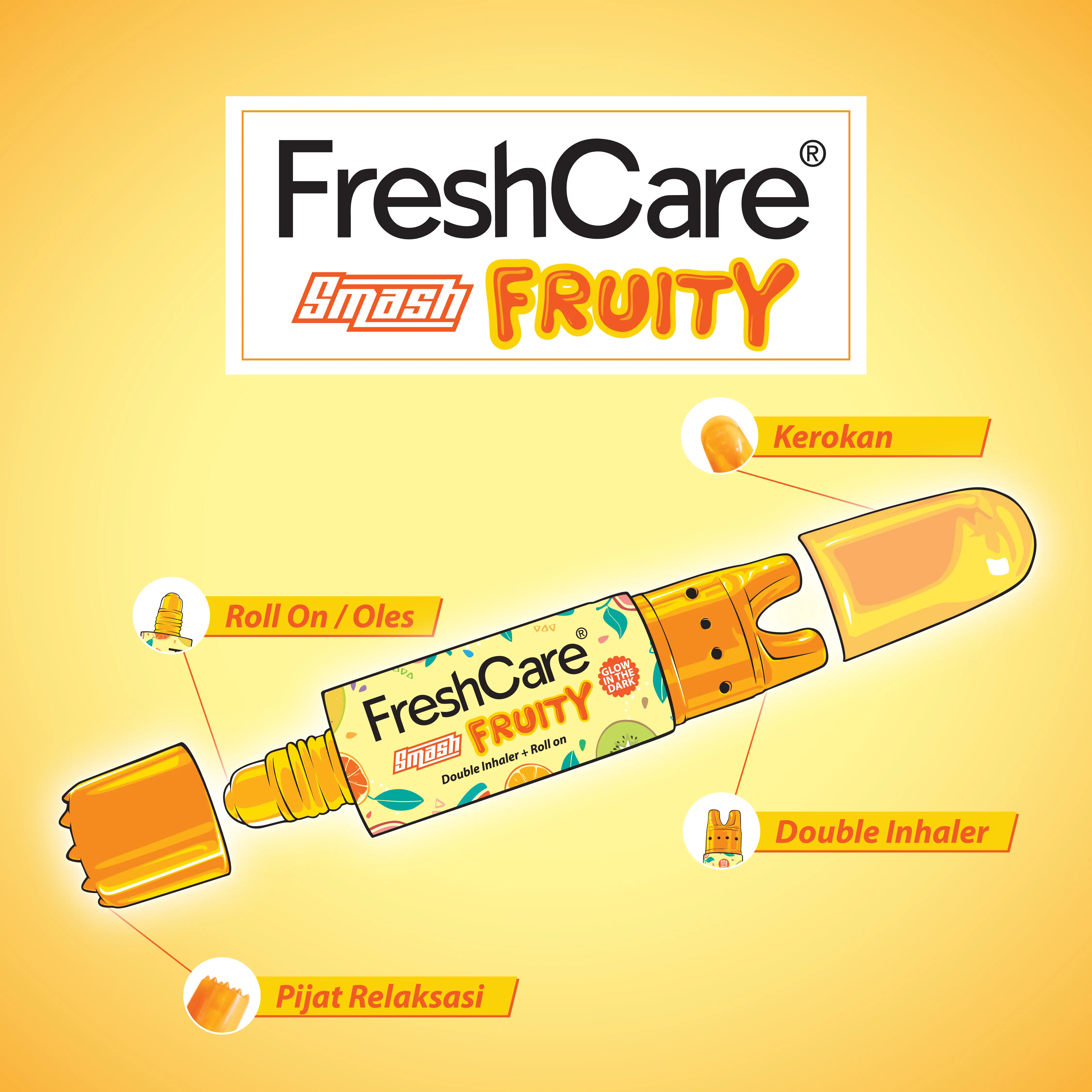 FRESHCARE SMASH FRUITY (ORANGE)