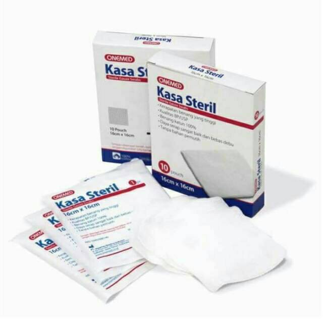 KASSA STERIL ONEMED 16X 16 10'S