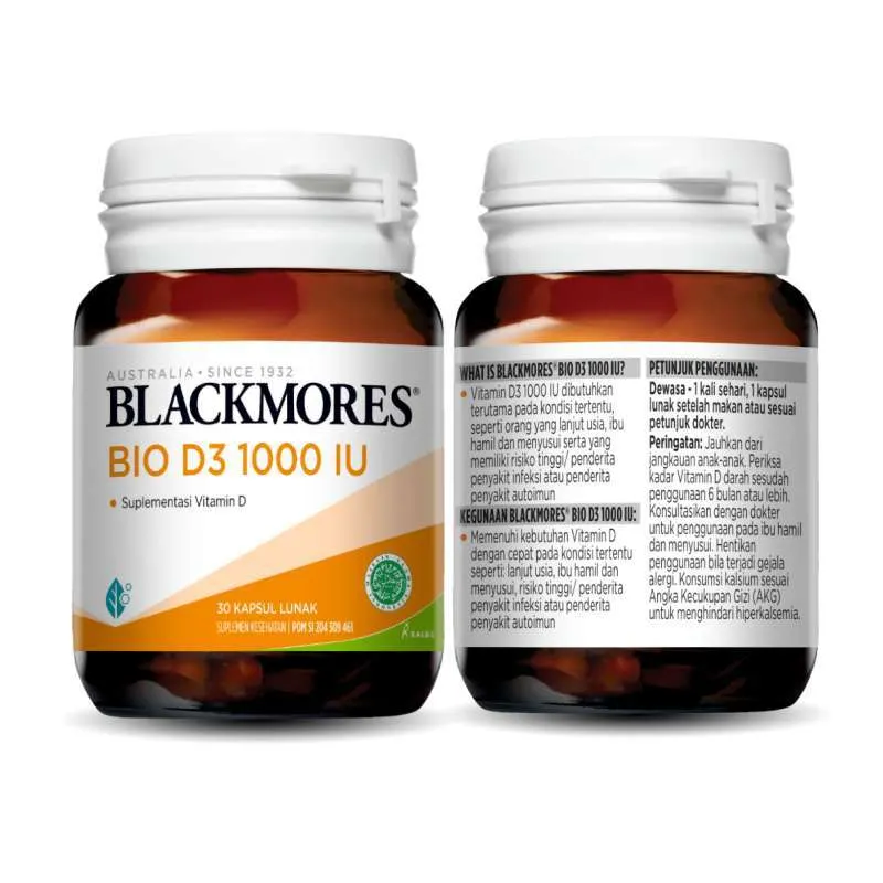 BLACKMORES BIO D3 1000 IU @30