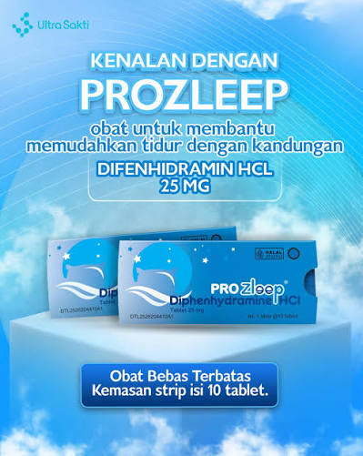 DIPHENHYDRAMINE HCL 25MG PROZLEEP@10