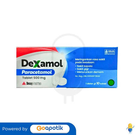 DEXAMOL TAB 500 MG 10'S @100