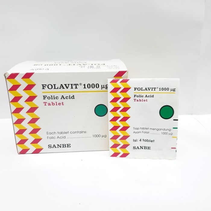 FOLAVIT 1000 IU 4'S @100
