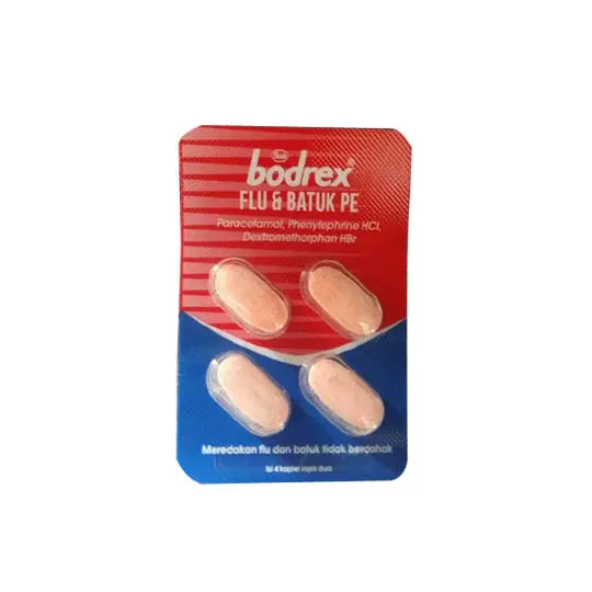 BODREX FLU & BATUK 4'S @25