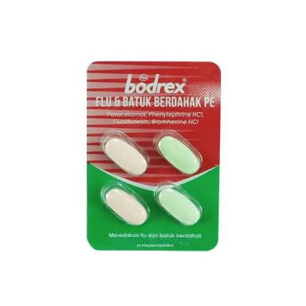 BODREX FLU & BATUK BERDAHAK 4'S @25
