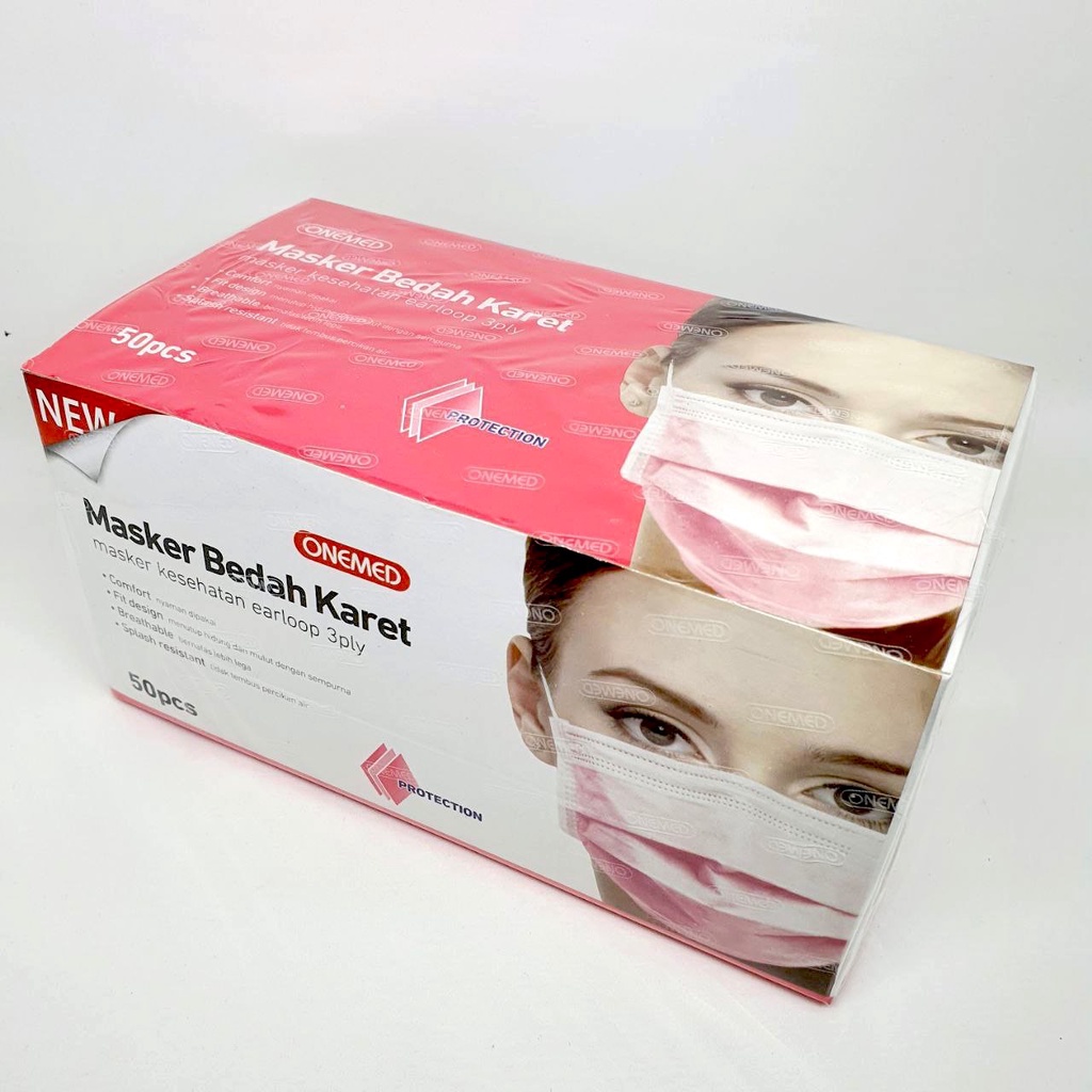 MASKER TELINGA ONEMED @50 (PINK)