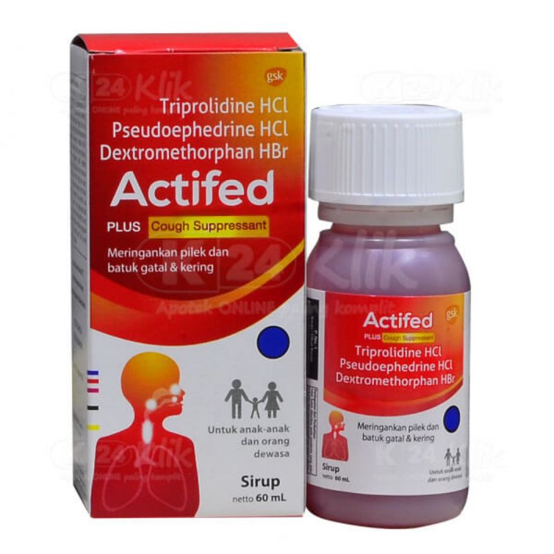 ACTIFED DM  60 ML(MERAH) SYR