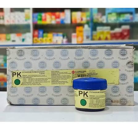 SERBUK PK (KALIUM PERMANGANAT) 5 GR AFI @12